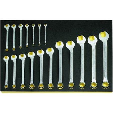 STAHLWILLE TOOLS Combination Wrenchs i.TCS inlay No.TCS 13/18, 6-24MM 3/3-tray18-pcs. 96838183